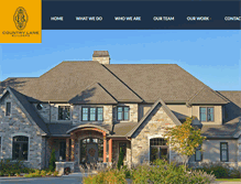 Tablet Screenshot of countrylanebuilders.ca